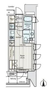 イプセ蒲田【1階】の間取り