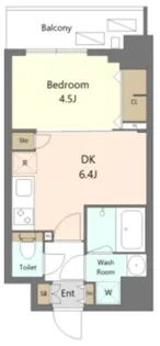 S-RESIDENCE新宿早稲田avelis【5階】の間取り