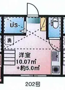 アーバンプレイス新宿N【2階】の間取り
