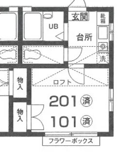 ルージュ【2階】の間取り