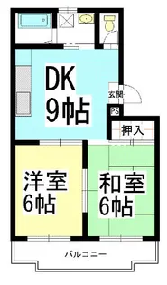 メゾンエルドラド【3階】の間取り