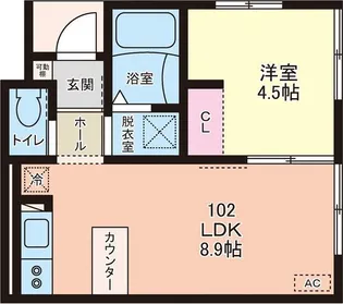 Efforia tria【1階】の間取り