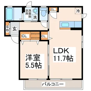 エントピア四方寄【2階】の間取り