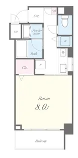 カラコレス穂波【4階】の間取り