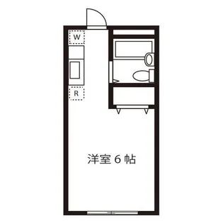 メゾンポンムA【1階】の間取り