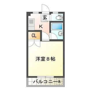 ハイツ坂野【3階】の間取り