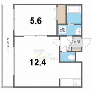 パティオ竹善【1階】の間取り