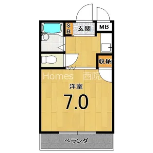 イヌイビル【4階】の間取り