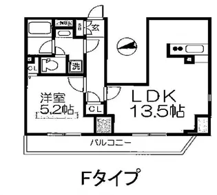 レガーロ浅草【13階】の間取り