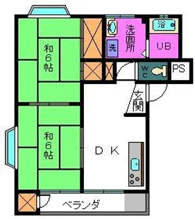 シティハウス【1階】の間取り