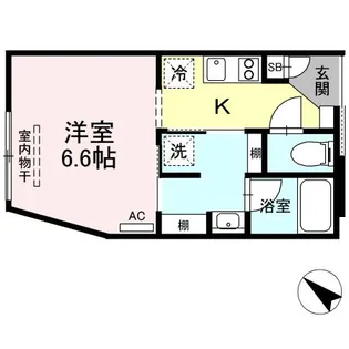 グランテージ西小山【2階】の間取り