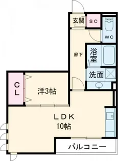 西光地レジデンス【1階】の間取り