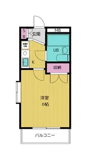 イジェント生田【1階】の間取り