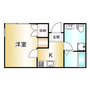 Flat s Syoei【1階】の間取り