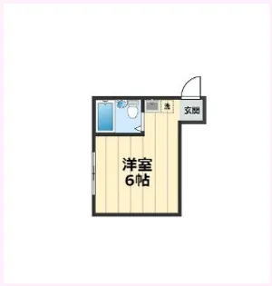 リシェス鶴間【1階】の間取り