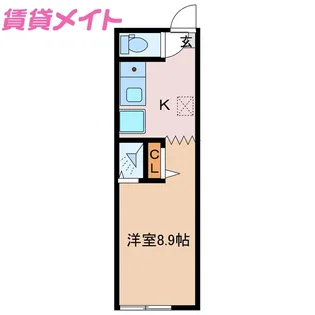 La famille 伊勢壱番館【2階】の間取り