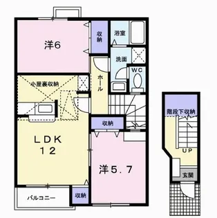 Little Bird【2階】の間取り