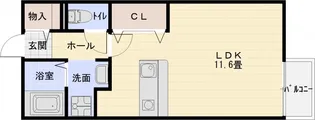 ワントゥリーヒル【1階】の間取り