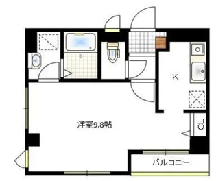 エディフィシオ横内【6階】の間取り