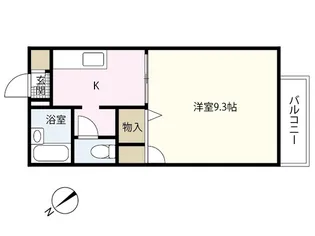 カーサ宇品【2階】の間取り