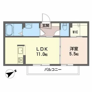 カサクレシアIII【3階】の間取り