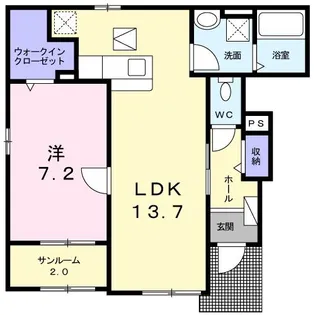 マーベラス V【1階】の間取り