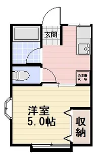 イワキハイム【2階】の間取り