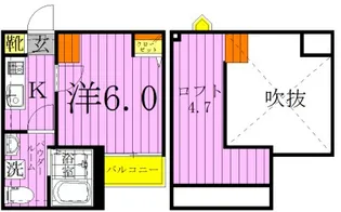 Plaisir(プレジール)【2階】の間取り