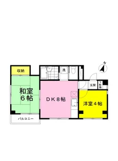 サンヴェール・マミ【2階】の間取り