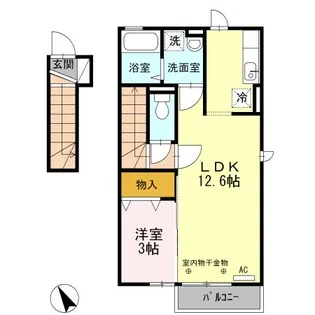 アグロス C【2階】の間取り