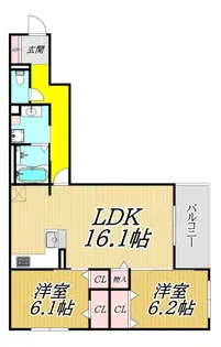 Field court【1階】の間取り