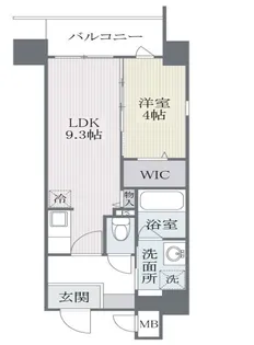 MODERNPALAZZO博多SUR【11階】の間取り