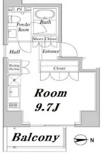 EAST AKIHABARA【6階】の間取り