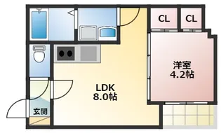 Le Ciel大秋町【3階】の間取り