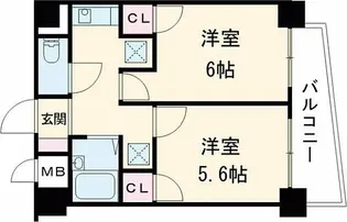 シティスター練馬【1階】の間取り