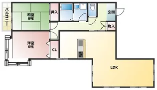 第2ときわハイツ【4階】の間取り