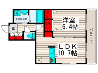 Sha-Maison GLORIA【1階】の間取り