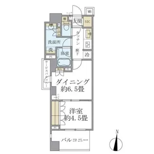 Brillia中野【3階】の間取り