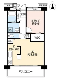 URパークタウン東綾瀬【2階】の間取り