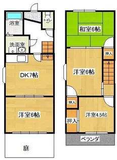エポックタウンC棟の間取り