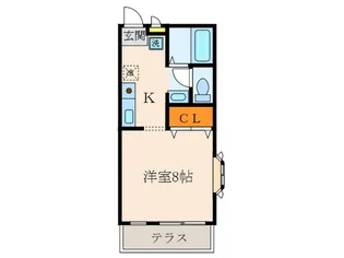 T.M.ハイツ【1階】の間取り