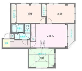 スカイラークタウン弐号館【3階】の間取り