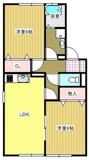 ヴィラージュコヒジ【2階】の間取り