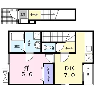 ファインヴィラ【2階】の間取り