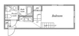 ハーモニーテラス梅田II【2階】の間取り