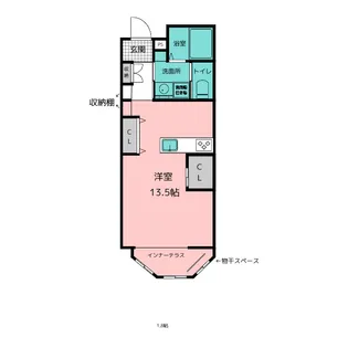 Queen Anne(クイーンアン)【2階】の間取り