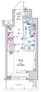 リヴシティ横濱宮元町【9階】の間取り