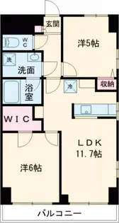 ロイヤルキャステージ恋ヶ窪【1階】の間取り