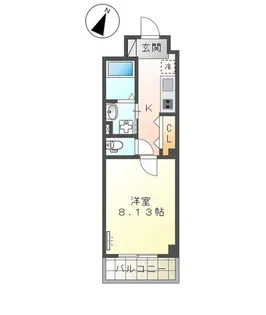 Wing Court(ウィング コート)【3階】の間取り
