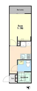メゾングリーズ五香南【1階】の間取り